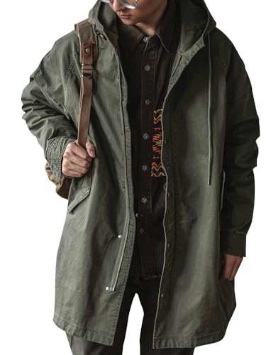 Amazon.com: MADEPANTS Men's Fishtail Hooded Parka Jacket M51 Amazon.com: MADEPANTS Men's Fishtail Hooded Parka Jacket M51
